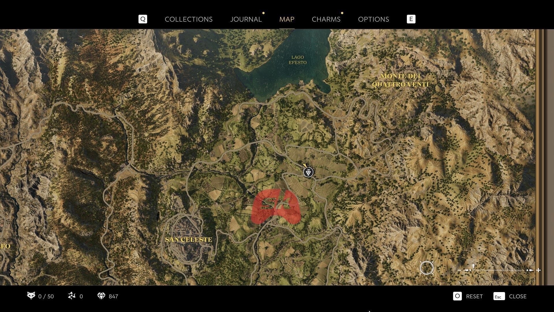 Hover over the map section (Image via Sportskeeda Gaming || 2K)