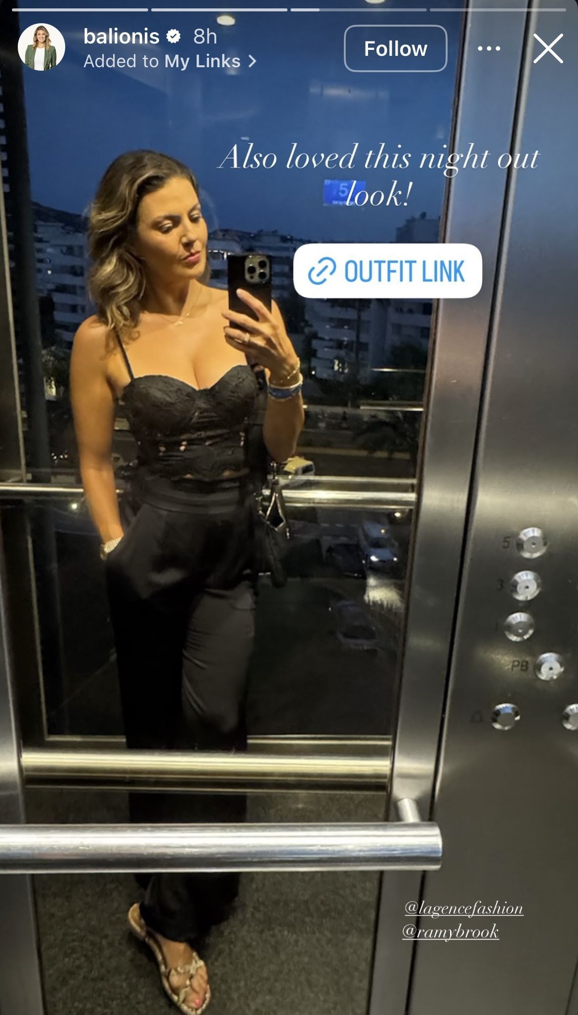 Image via Balionis&rsquo; Instagram Story _ Source: Instagram/@balionis