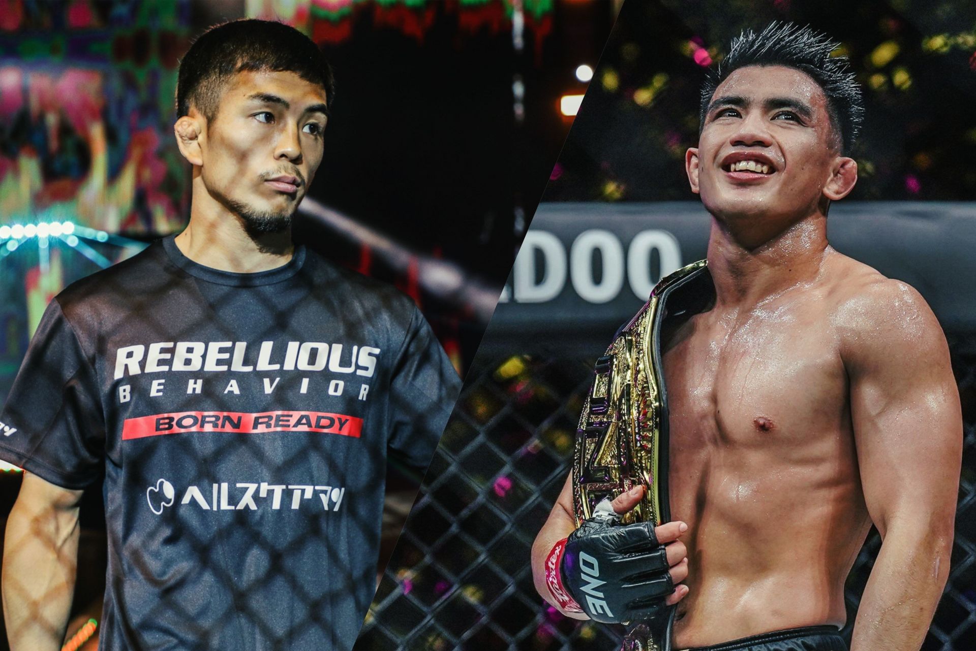 (From left) Yuya Wakamatsu and Joshua Pacio. [Images from ONE Championship]