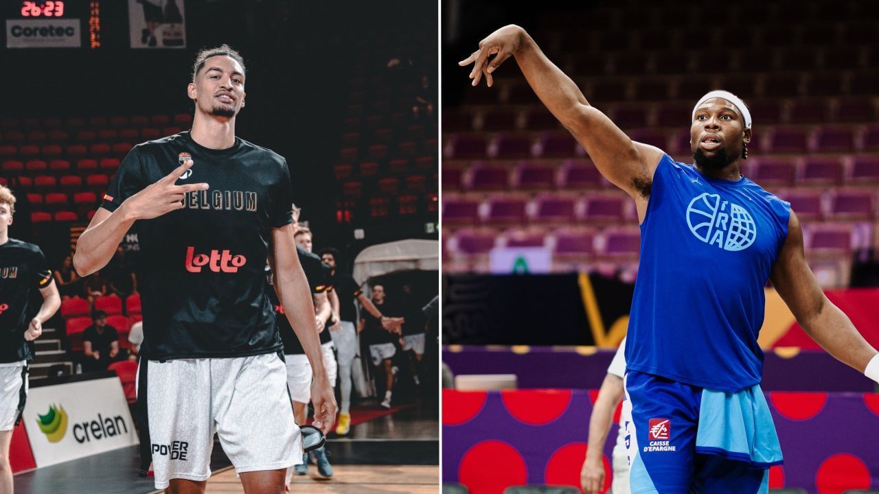 Belgium vs France Prediction and Preview - Aug. 28 | EuroBasket 2025 - Images via X/@frabasketball and @belgianlions