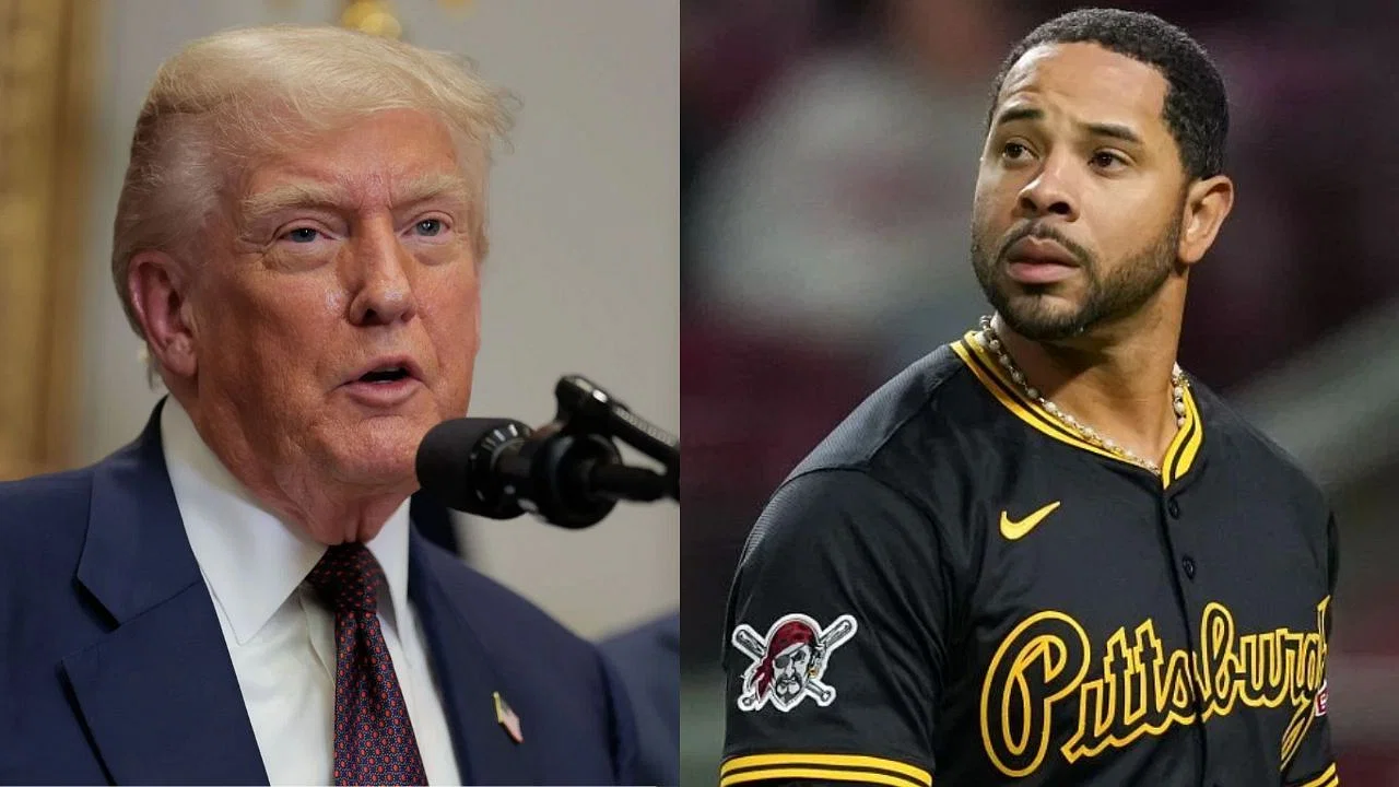 Donald Trump (L), Tommy Pham (R) (Images from - Getty)