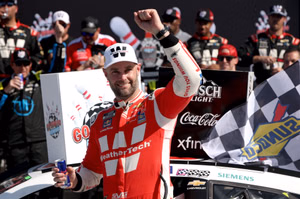 Shane van Gisbergen sends a message after avenging last year’s Watkins Glen loss to Chris Buescher