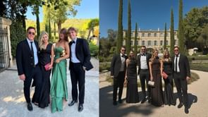 Tyson Barrie's wife Emma shares behind-the-scenes snaps from Leon Draisaitl's wedding weekend in France ft. Calvin Pickard, Zach Hyman and more