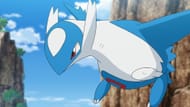 Latios as seen in the anime (Image via The Pokemon Company)