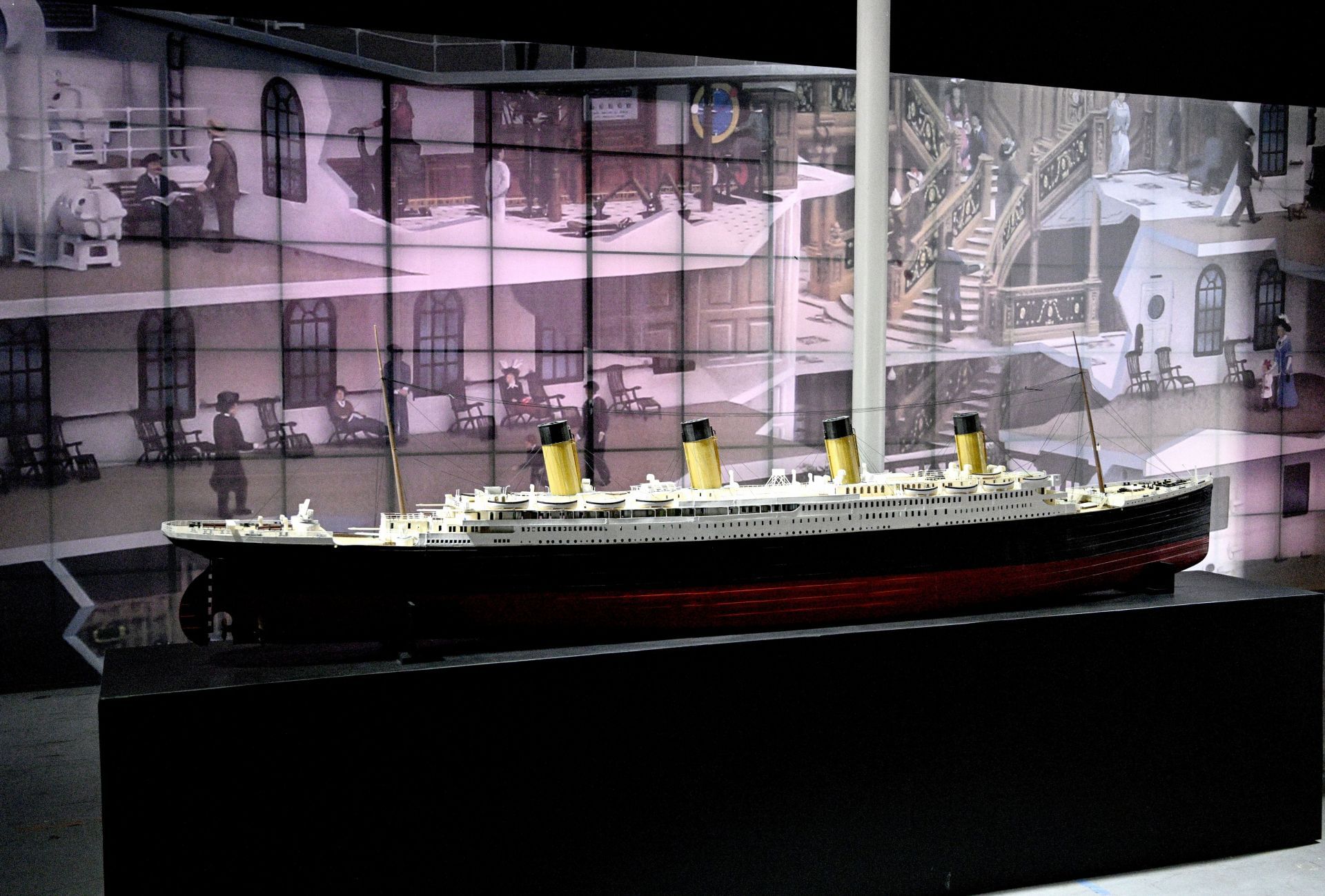 The touring Titanic exhibition opens at the Beverly Event Venue in Los Angeles. - Source: Getty