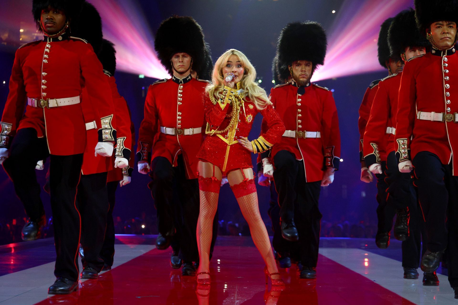 Sabrina Carpenter at The BRIT Awards 2025 (Image via JMEnternational/Getty Images)