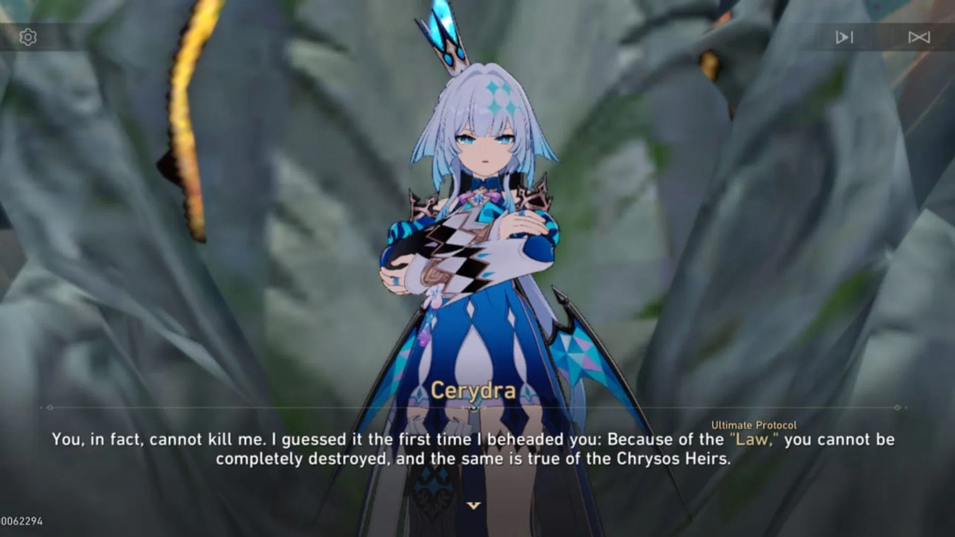Cerydra&#039;s deduction about Lygus&#039; goals (Image via HoYoverse)