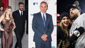 "David Beckham married a Spice Girl" - Colin Cowherd torches outrage over Taylor Swift cheering for Travis Kelce at Chiefs games