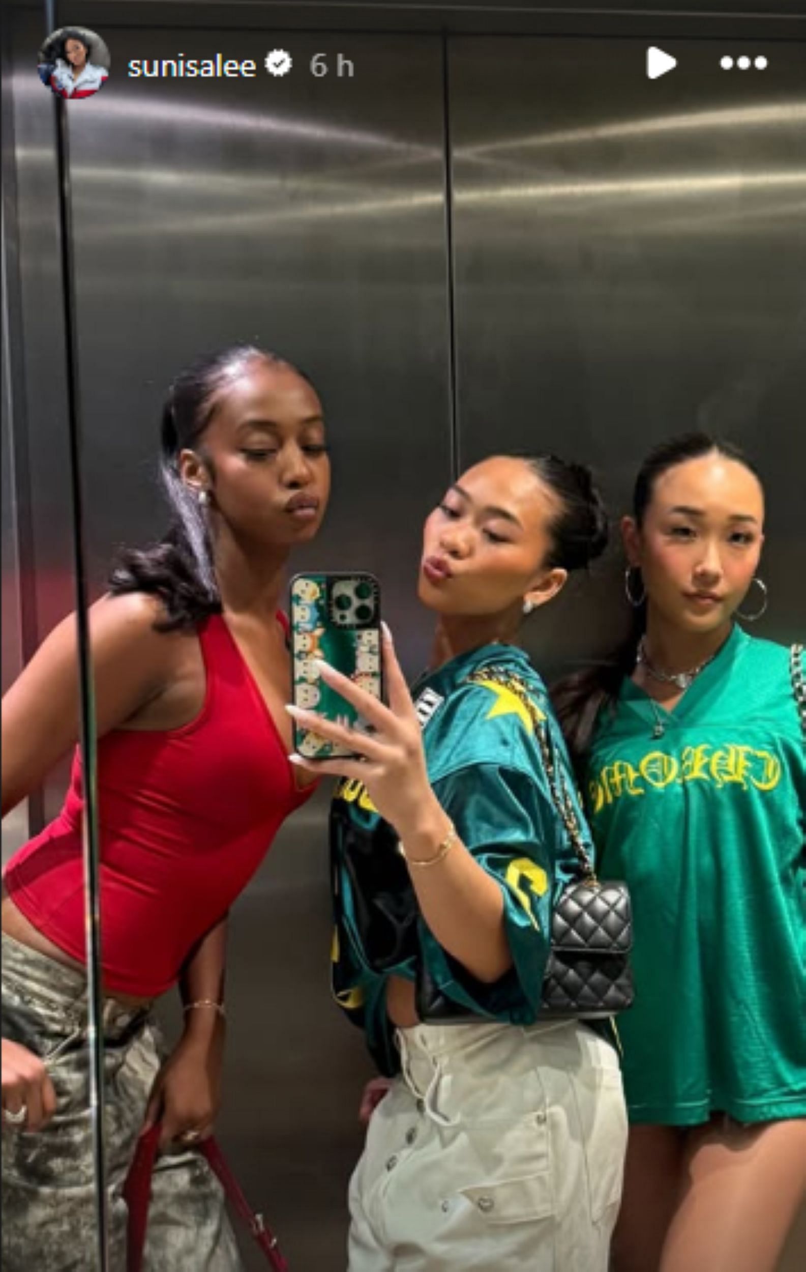 Screengrab of Suni Lee&#039;s latest Instagram story [Image Source : Suni Lee&#039;s Instagram]