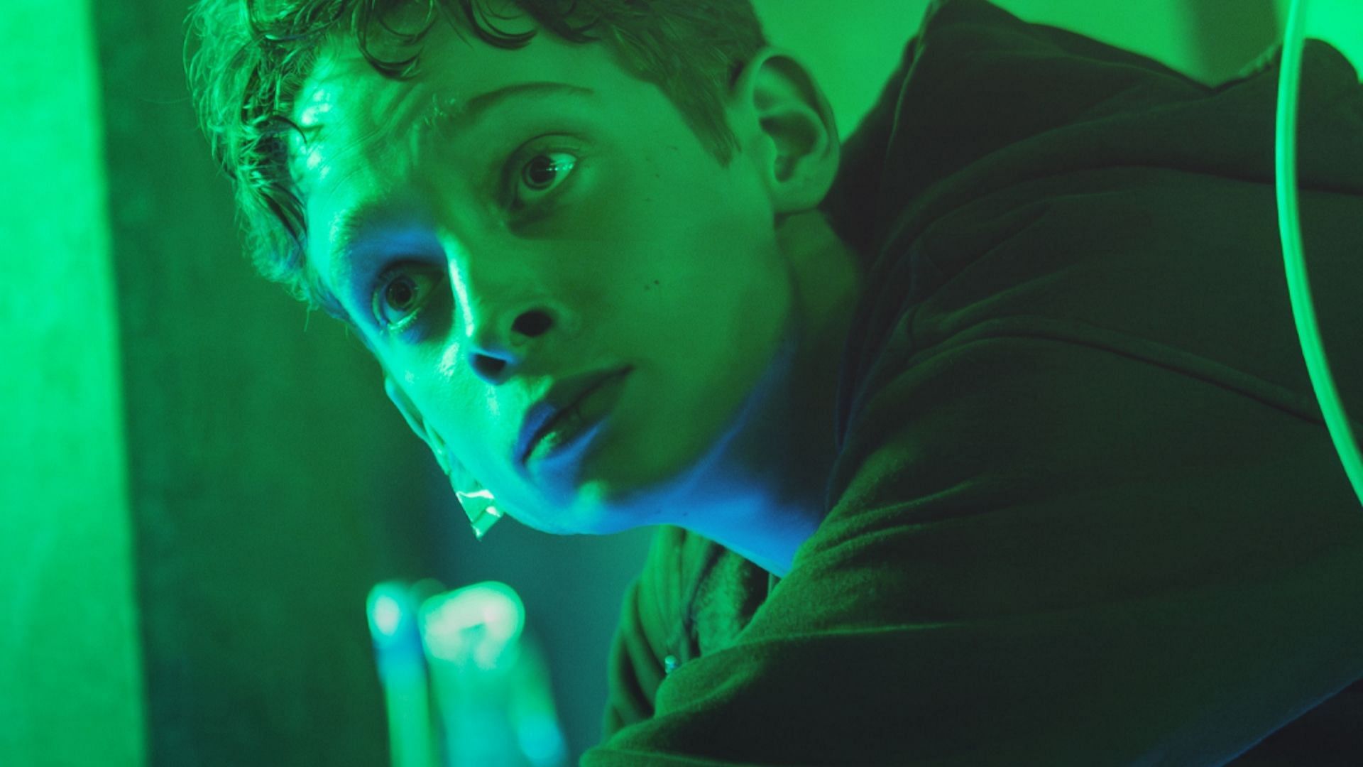 An image of Joe Freeman as Luke Ellis in The Institute season 1 episode 5 (Image via Instagram/@mgmplus)
