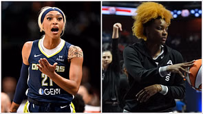 "Don't start hatin' again" - DiJonai Carrington playfully claps back at Fever's $90,000 star over girlfriend jab