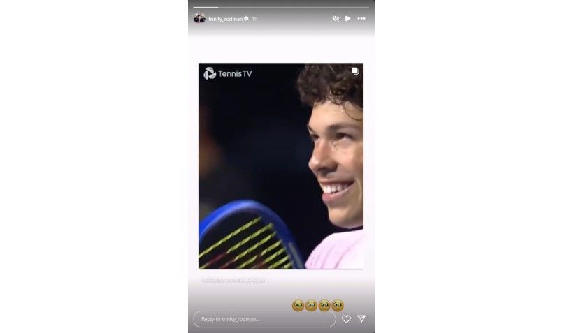 Screenshot of Trinity Rodman&#039;s Instagram story | Source: IG/trinity_rodman