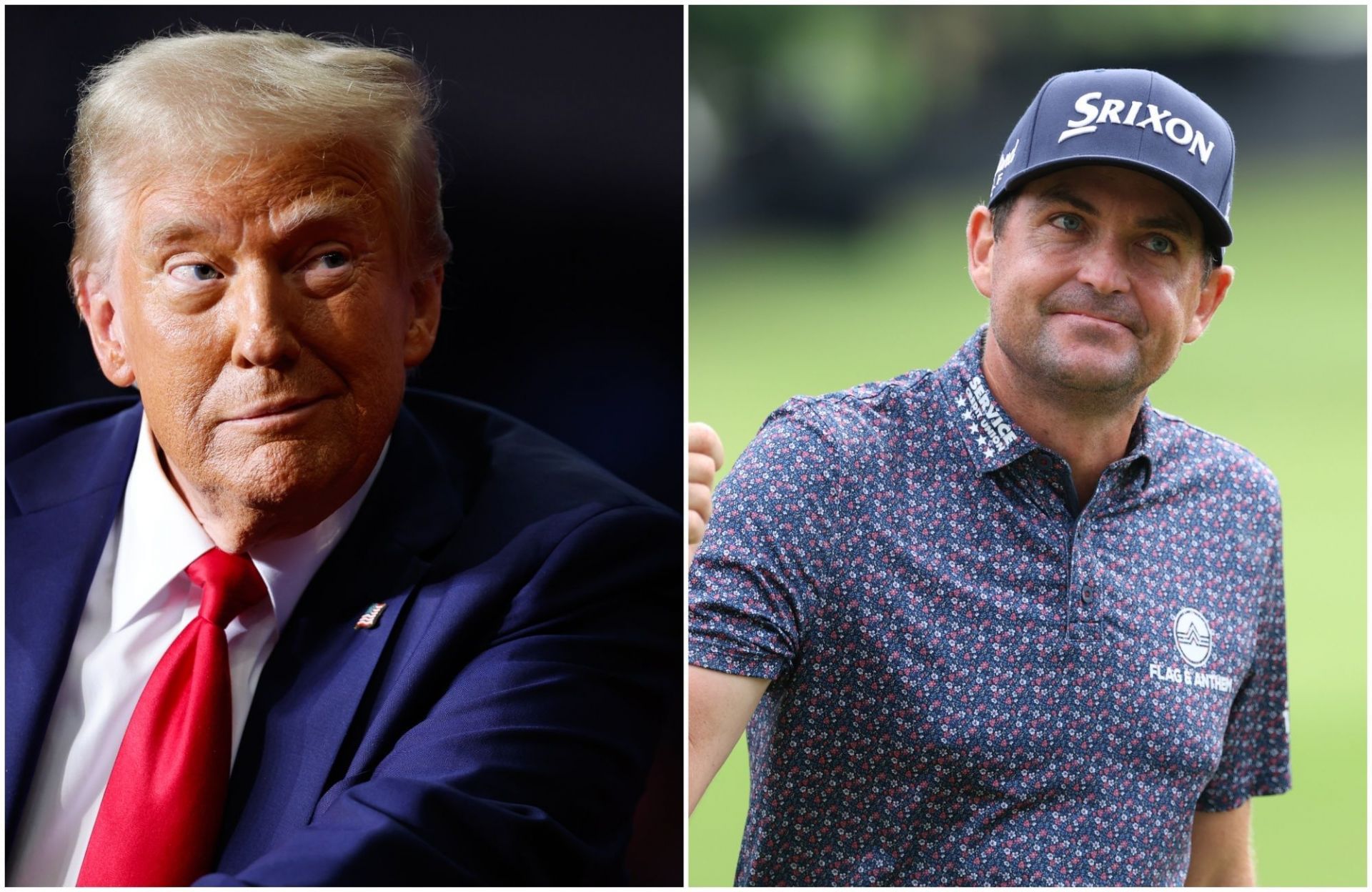 Donald Trump shares his views on Keegan Bradley 