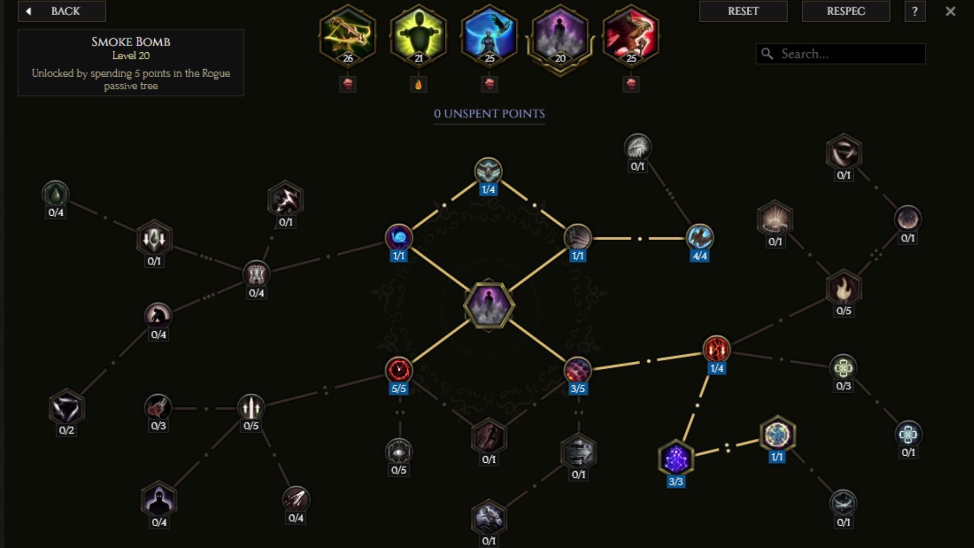 Smoke Bomb passives (Image via EHG || LE Tools)