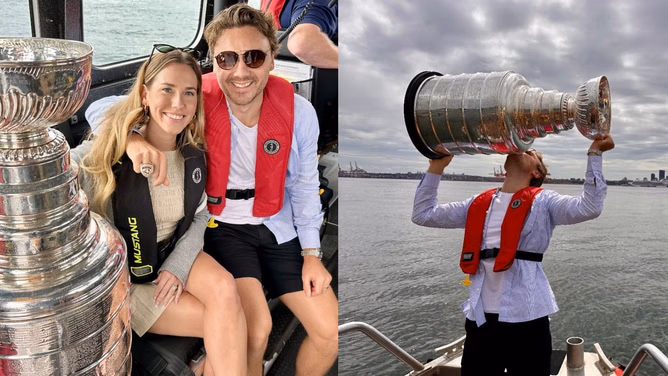 In Photos: Panthers' Sam Reinhart celebrates his day with the Stanley Cup on a river cruiser