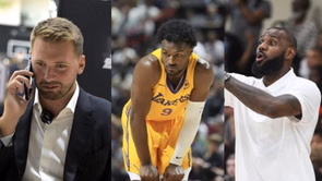 "You're the last guy on the roster" - NBA analyst calls out Bronny James for vacationing with dad LeBron James while skipping Luka Doncic presser