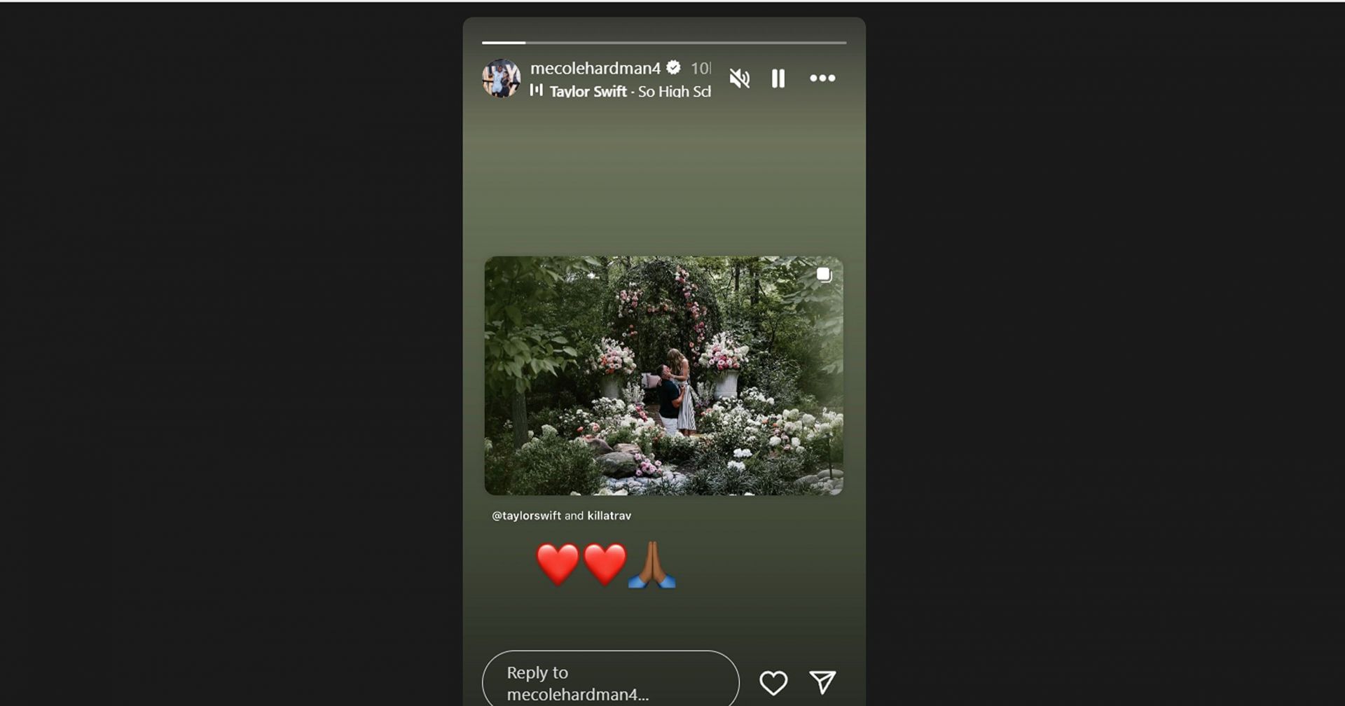 Mecole Hardman and his wife /@mecolehardman4