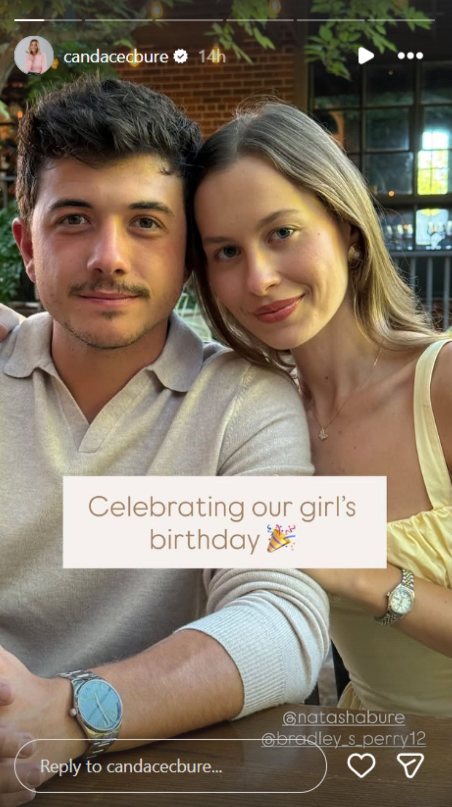 Valeri Bure&#039;s wife Candace Bure IG stories - Credit @candacecbure