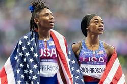 "You are that girl"- Melissa Jefferson-Wooden gets real about Sha'Carri Richardson’s reaction to her historic 100m run at USA Championships