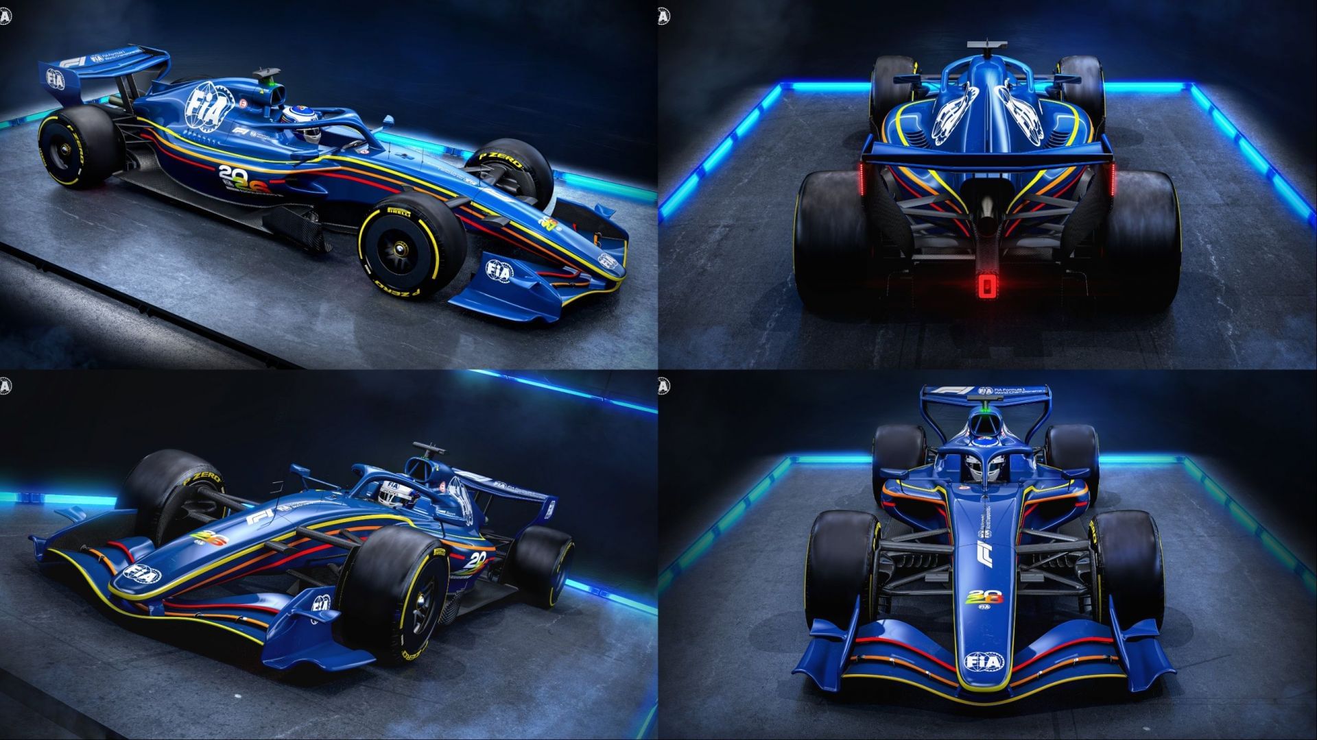 Image credits: X@FIA, Renders of the 2026 F1 Car