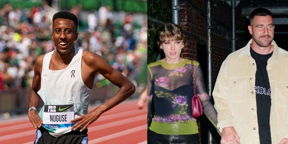 Yared Nuguse reacts to Taylor Swift