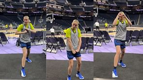 "6-year-old boy trapped inside body of a 6’0 basketball player" - WNBA fans roast Paige Bueckers' hilarious attempt to show her boxing skills