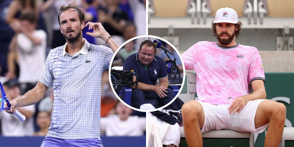 Umpire caught in middle of Daniil Medvedev controversy at US Open was once called out by Reilly Opelka (Source: Getty)