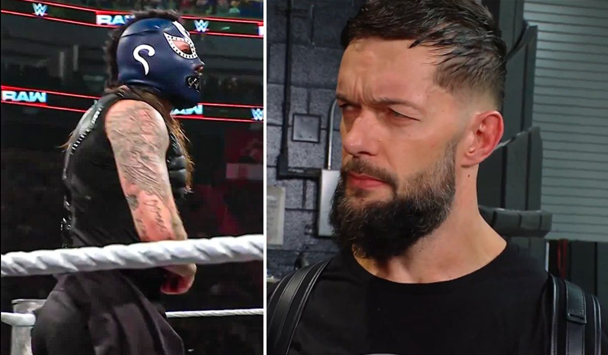 Finn Balor may exit the Judgment Day soon. [Image credits: Netflix.com &amp; Dominik Mysterio Instagram]