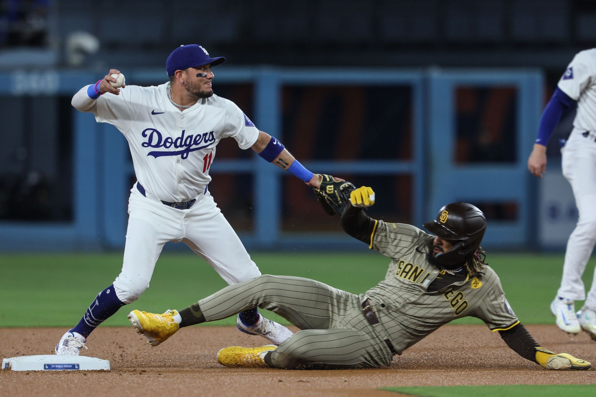 Dodgers Padres at Dodger Stadium. - Source: Getty