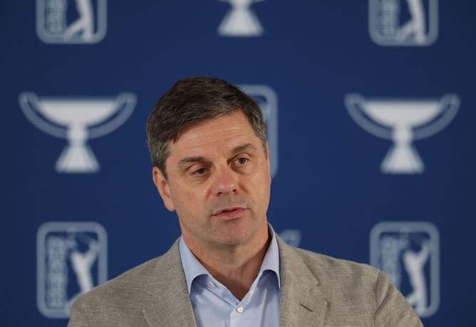 PGAT CEO Brian Rolapp quashes talks of owing a Super Bowl-like product - “I don't want to answer hypotheticals”