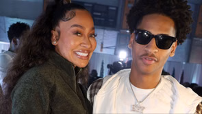 La La Anthony reacts to Kiyan Anthony's photoshoot alongside Travis Kelce and Suni Lee for $2.11 billion brand