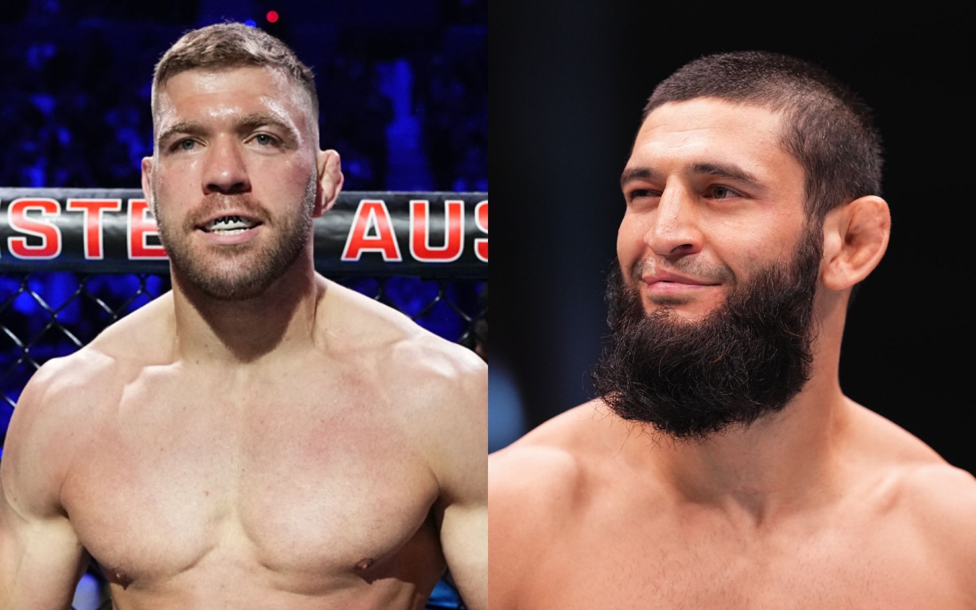 Backup fighter suspects Dricus du Plessis (left) or Khamzat Chimaev (right) could potentially withdraw from UFC 319 fight. [Images courtesy: Getty Images] 