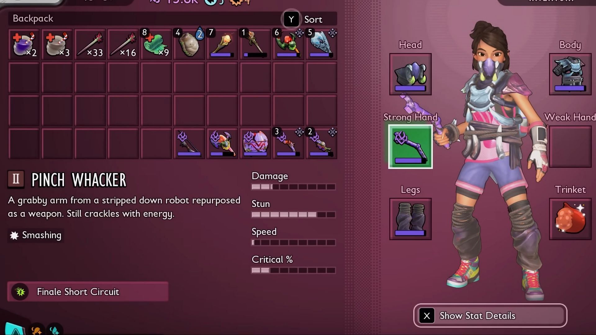 Pinch Whacker secret weapon (Image via Obsidian Entertainment || YouTube/Legacy Gaming)