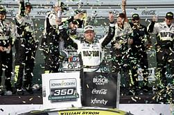 "We needed to win": William Byron relieved after converting promising race into a win at Iowa