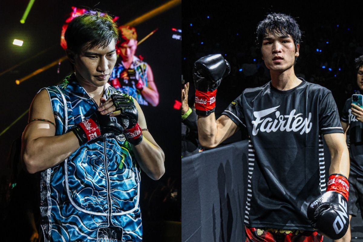 Tawanchai PK Saenchai and Liu Mengyang (Image by ONE Championship)
