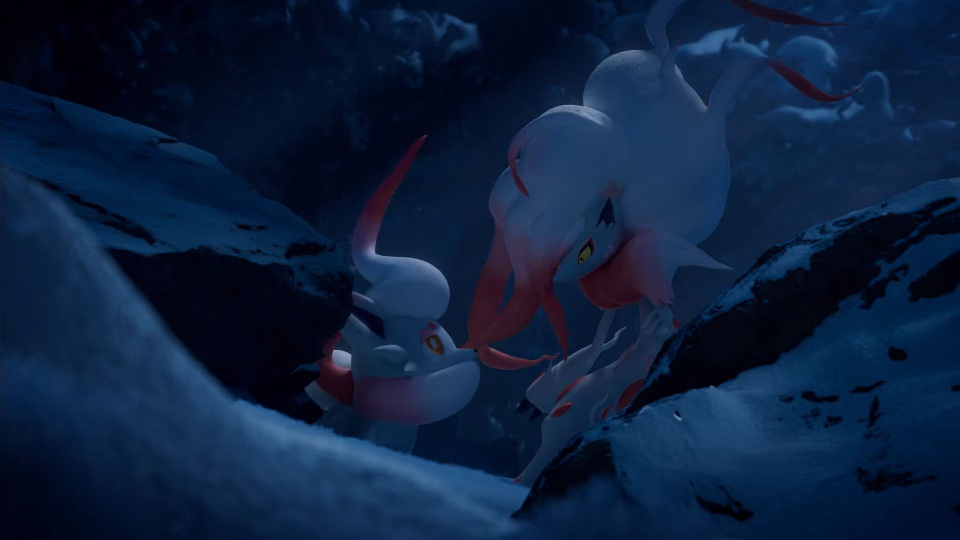 Hisuian Zoroark in Pokemon Legends Arceus (Image via TPC)