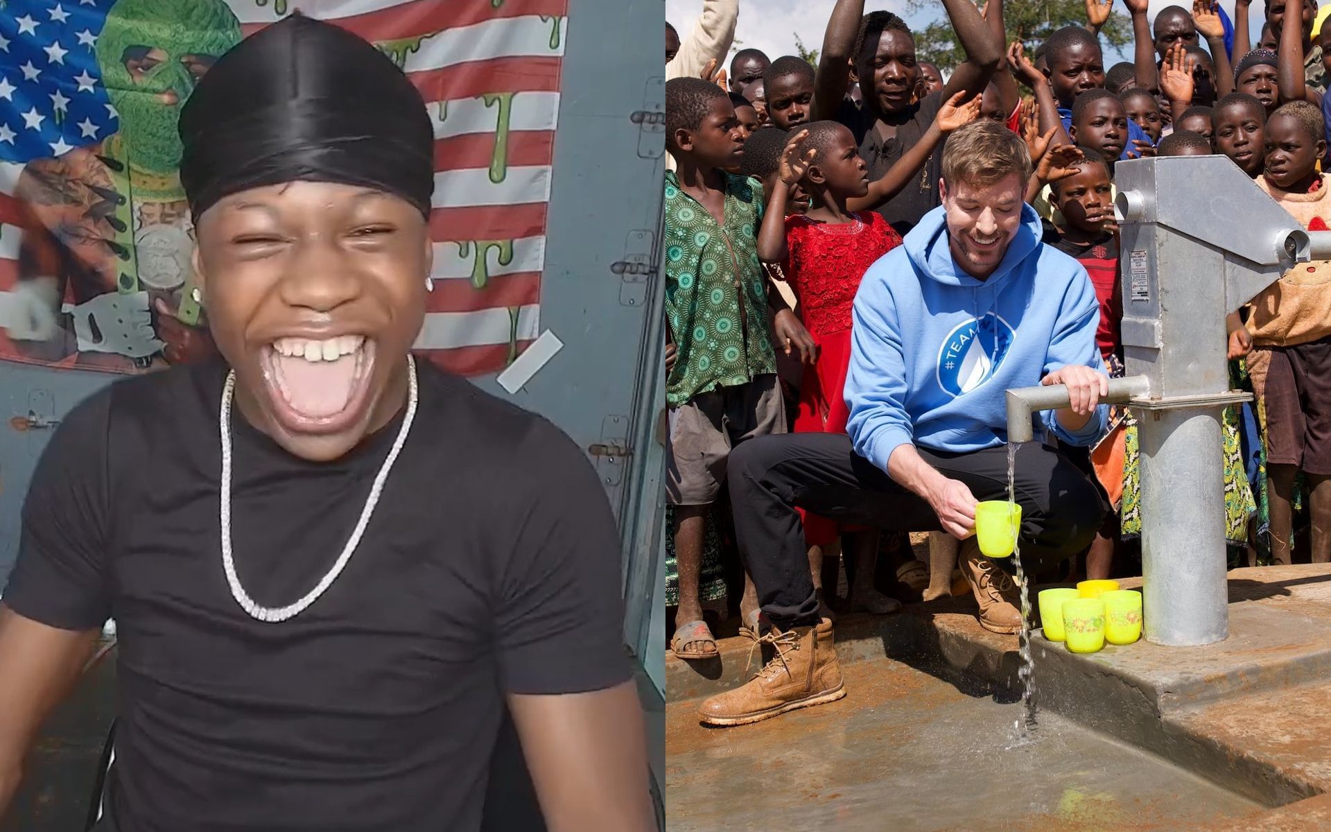 &quot;Laughing at innocent kids struggling to survive&quot;: Fans react as RaKai and Ray seemingly mock MrBeast
