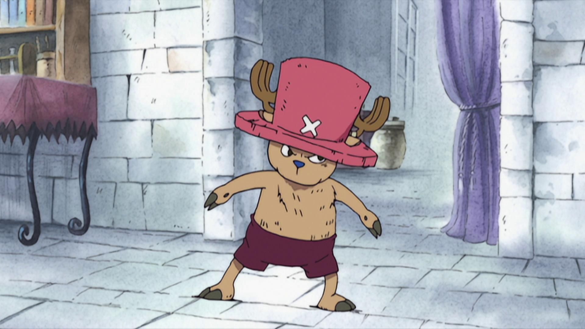 Chopper as seen in the anime (Image via Toei Animation)