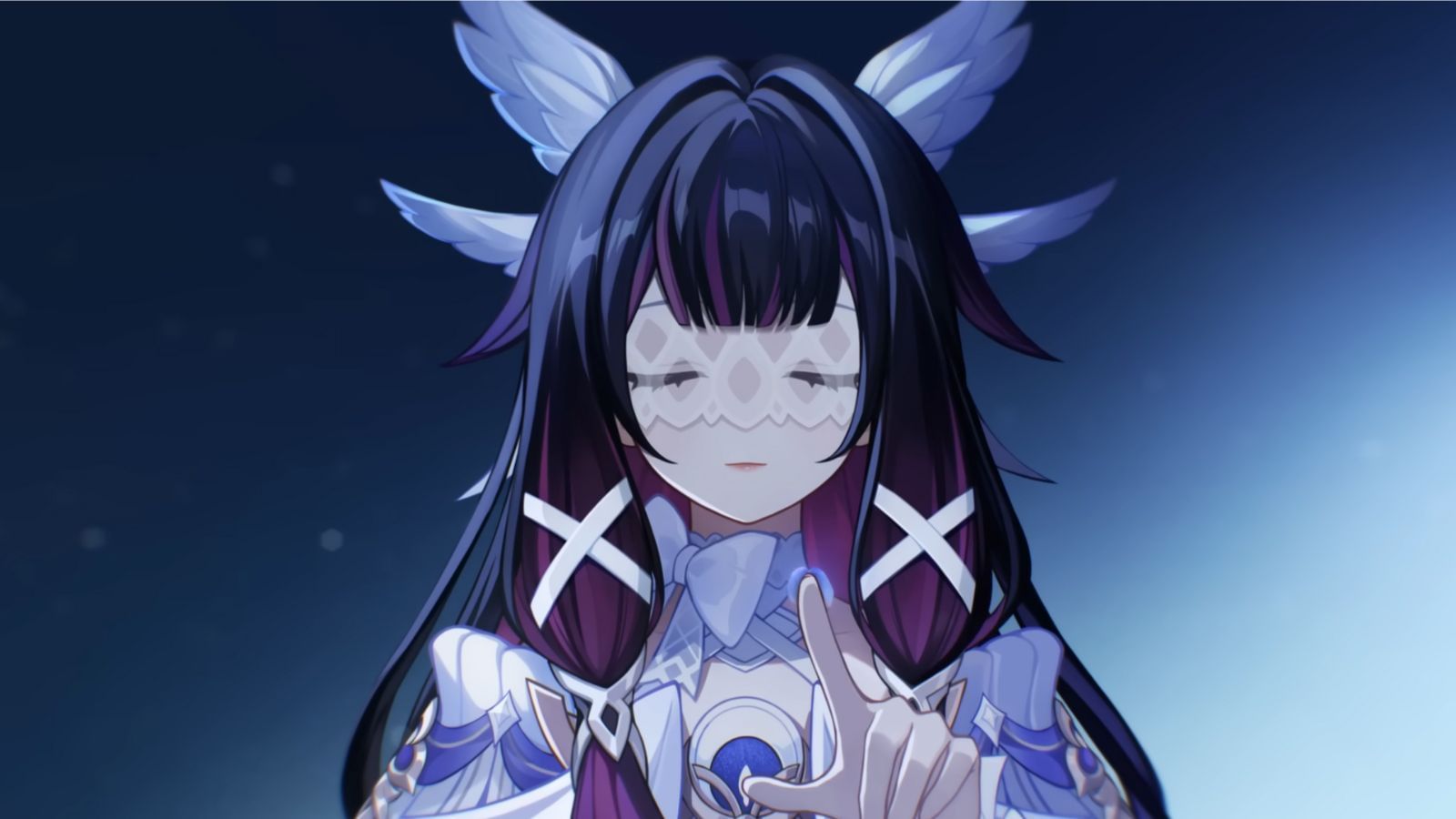 Columbina from the Song of the Welkin Moon teaser (Image via HoYoverse)