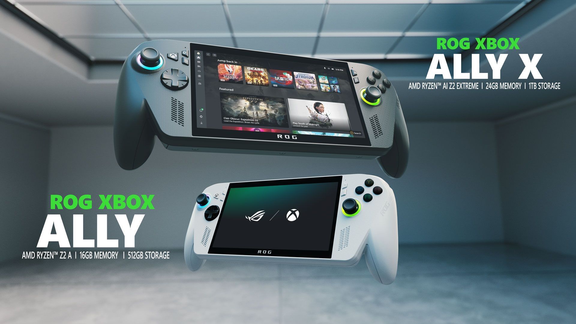 The ROG Xbox Ally X is the top-of-the-line offering from Asus for the upcoming generation (Image via Xbox Wire)