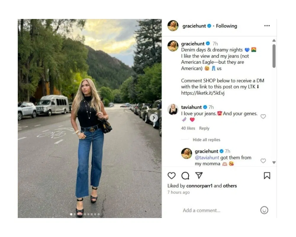 Sydney sweeney chiefs heiress gracie hunt takes playful dig at sydney