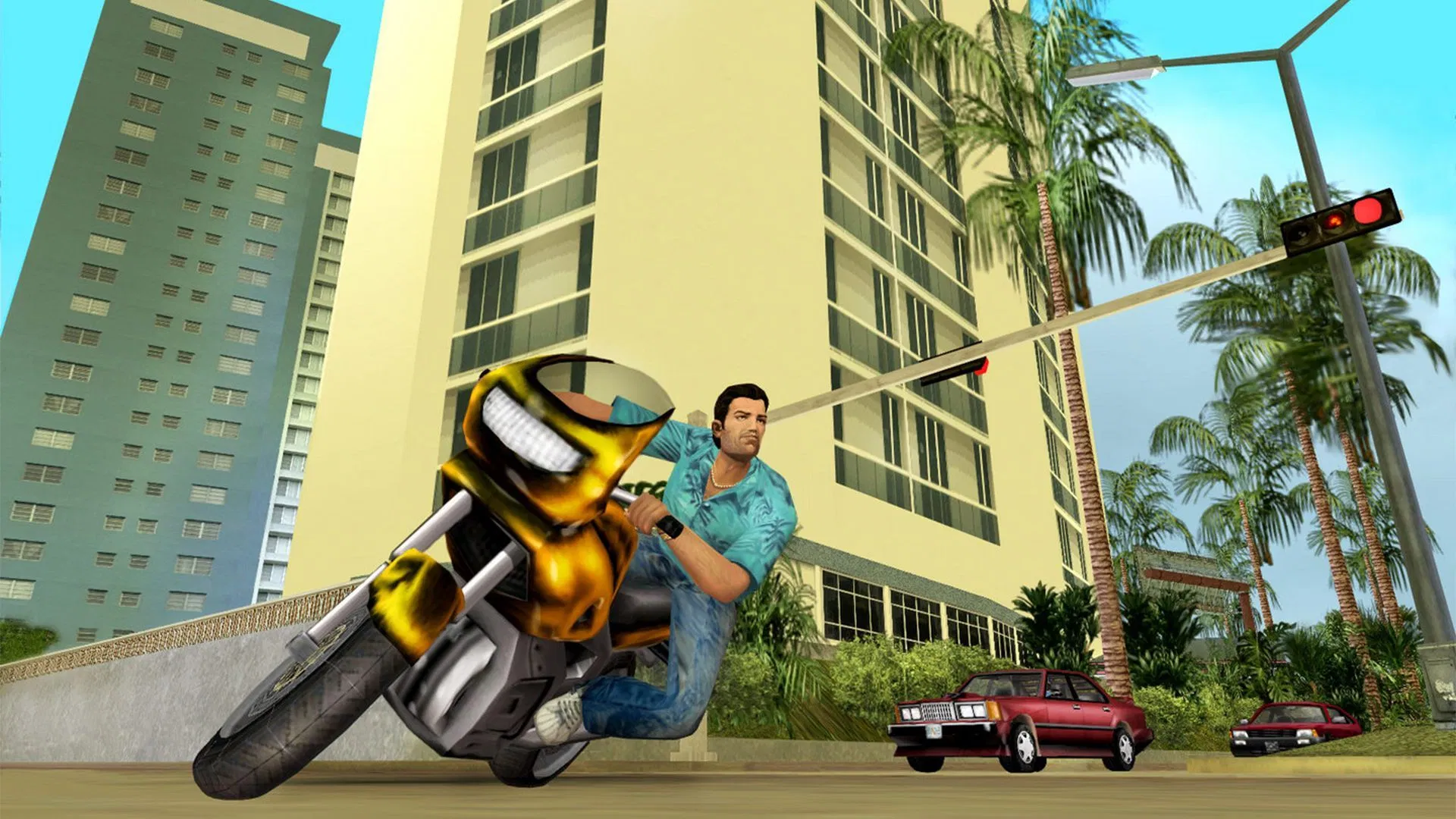 Fans could spawn vehicles using cheats in Vice City (Image via Rockstar Games)