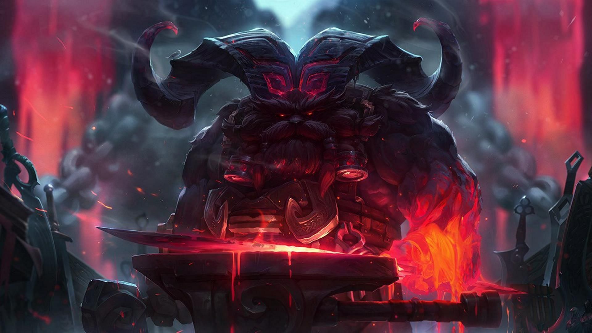 Default Ornn in League of Legends (Image via Riot Games)