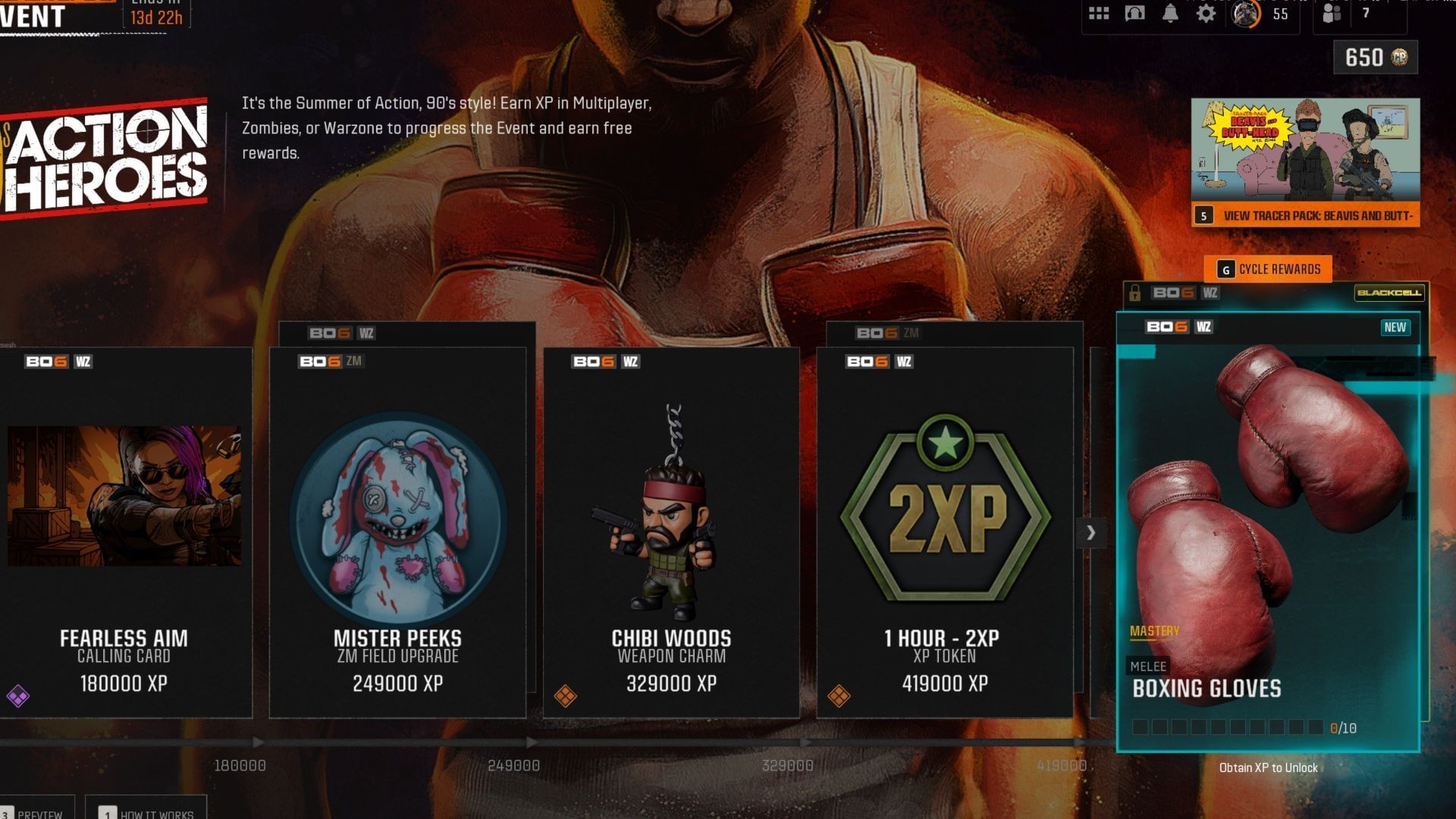 Event rewards (Image via Sportskeeda Gaming || Activision)