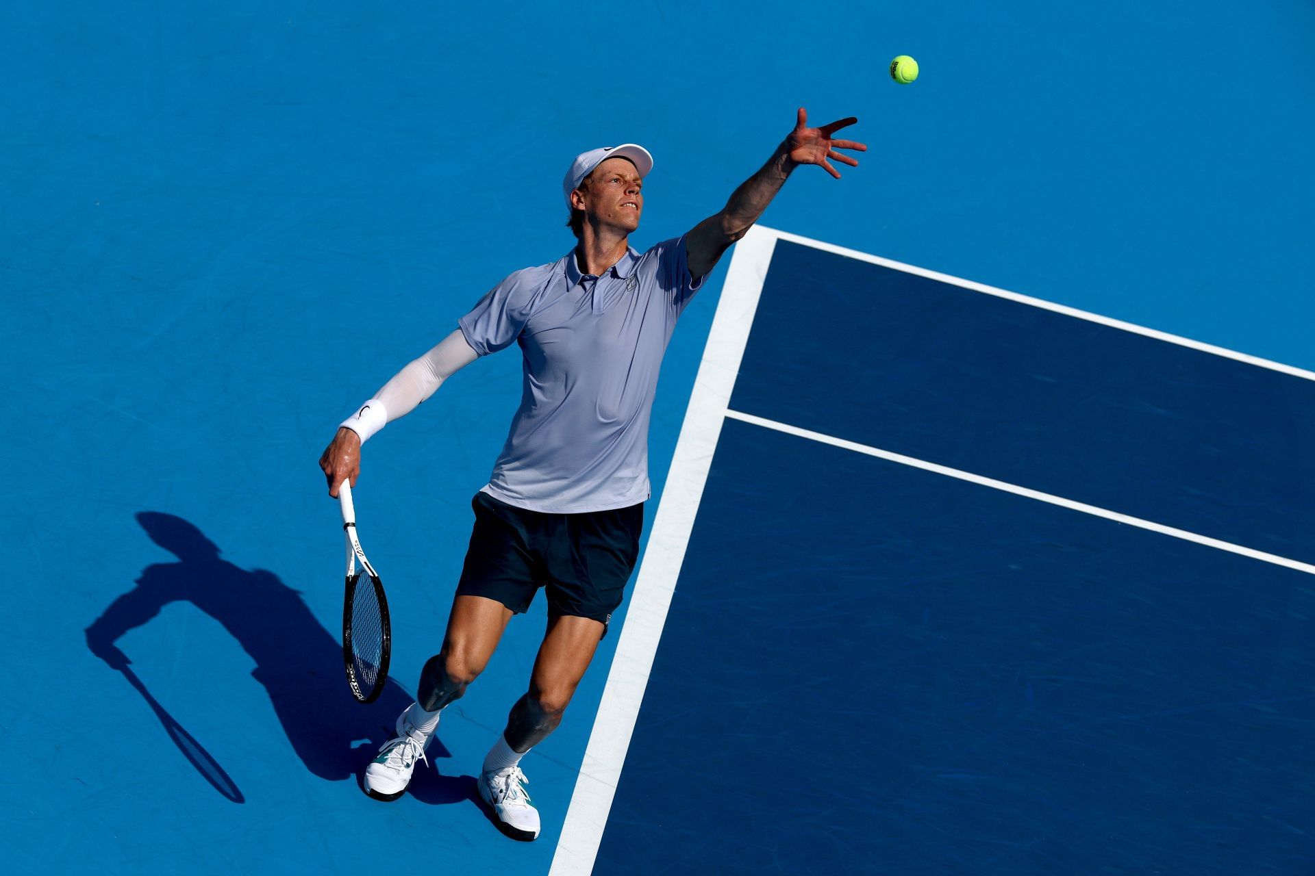 Jannik Sinner at the Cincinnati Open 2025. (Photo: Getty)