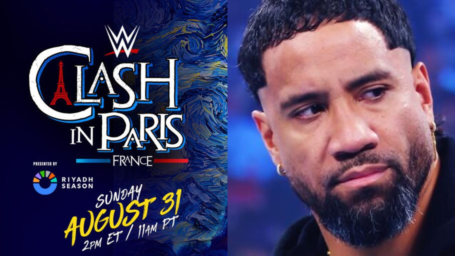 Jey Uso is set for action at WWE Clash in Paris [Image Credits: WWE.com]