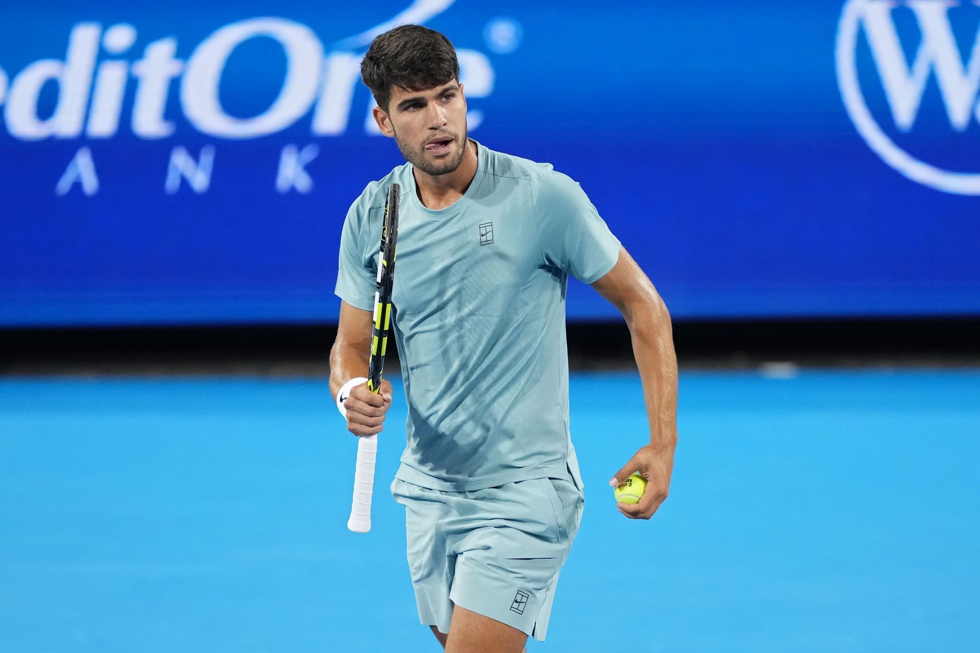 Carlos Alcaraz at the 2025 Cincinnati Open (Source: Getty)