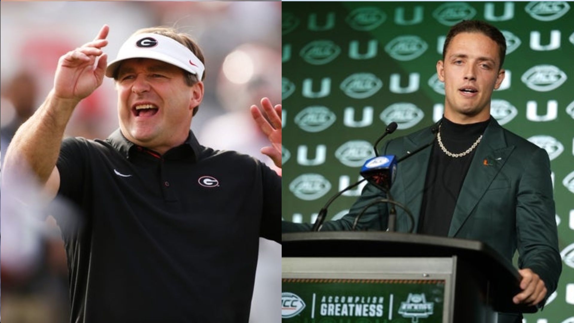 Kirby Smart and Carson Beck