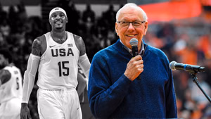 Former Syracuse coach Jim Boeheim on Carmelo Anthony's HOF induction, legendary Cinderella Run and a lot more (EXCLUSIVE)