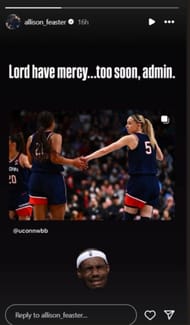 Allison Feaster remembers Paige Bueckers' time with UConn